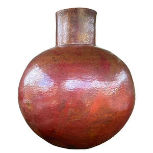 HAND FORGED MODERNIST MEXICAN COPPER VASE