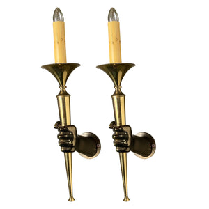 ANDRE ARBUS FRENCH NEOCLASSICAL SCONCES