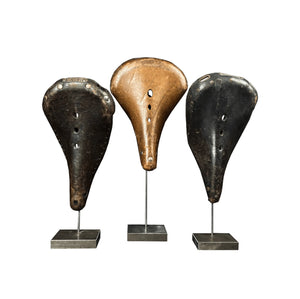 COLLECTION OF 3 BICYCLE SEATS