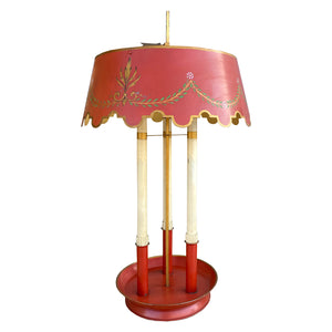 1940’S FRENCH EMPIRE TOLE LAMP